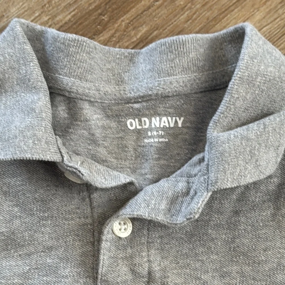 Old Navy Light Gray Kids Polo